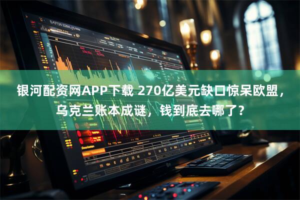 银河配资网APP下载 270亿美元缺口惊呆欧盟，乌克兰账本成谜，钱到底去哪了？